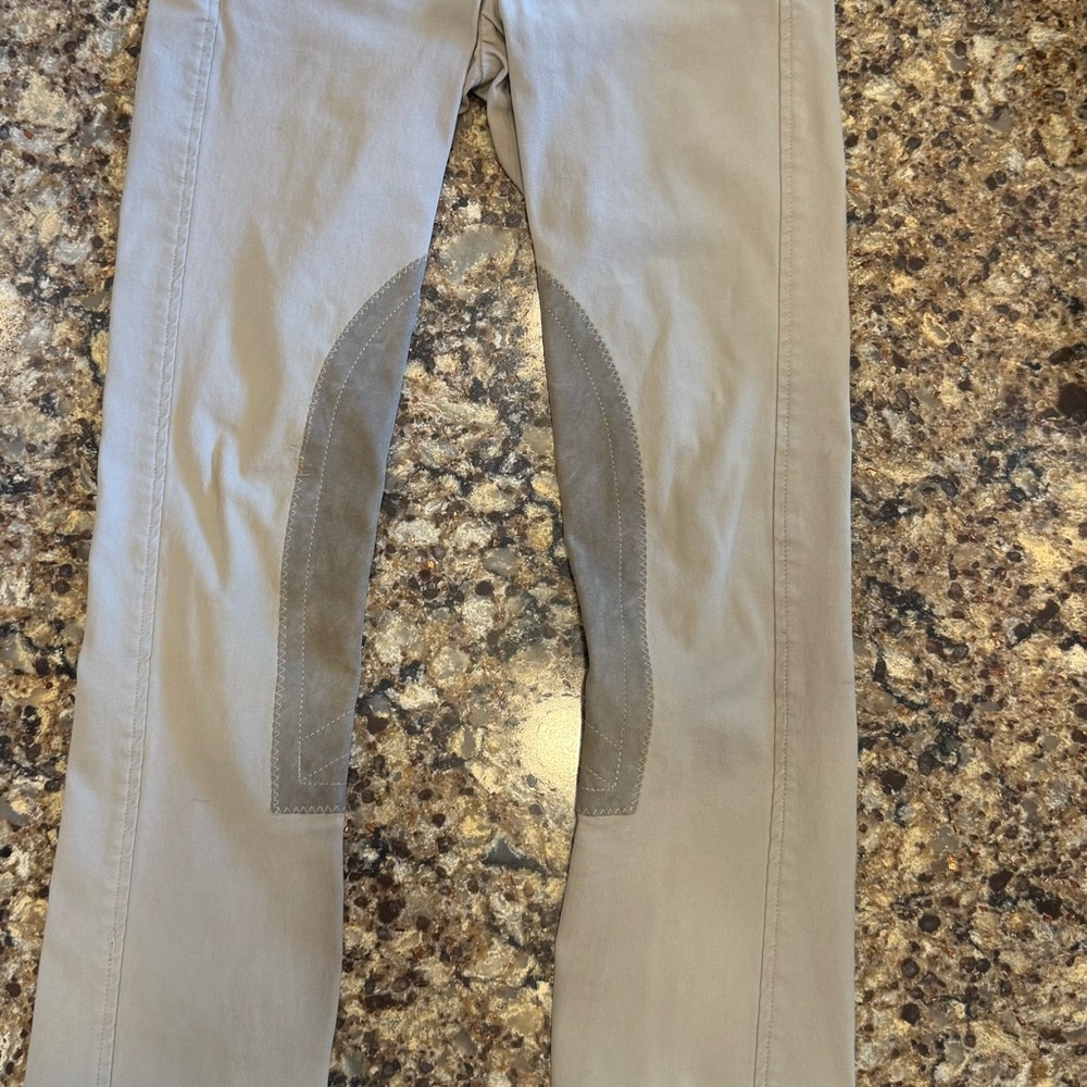 The Tailored Sportsman Kids Formal Bottoms in Beige and Gray